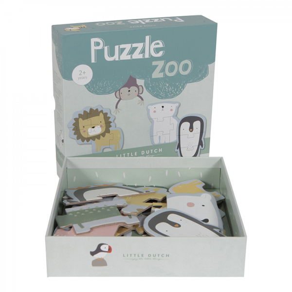 puzzle zoo, puzzle, zoo, puzzle zoo little dutch, little dutch, puzzle little dutch, jucarie little dutch
